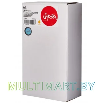 Картридж Sakura Printing SIC9373A (аналог HP 72 Yellow)